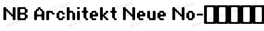 NB Architekt Neue No字体转换